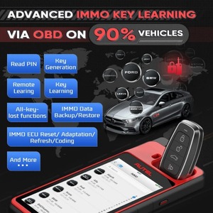 2025 Autel MaxiIM KM100 autel Km100e Key Fob Herramienta de inmovilización de programación 2PCS Autel IKEY Key Generation OBD IMMO Key Learning