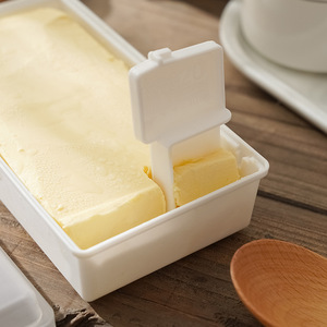 Dishwasher Safe <strong>Rectangular</strong> Cheese Slice Storage Box Butter Divider Storage Box Food Keeper Butter Cutter <strong>Container</strong> <strong>With</strong> <strong>Lids</strong> - Product Image 1