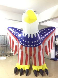 Bán buôn tùy chỉnh quảng cáo Inflatable Bald Eagle động vật/Inflatable Mỹ EAGLE để bán - Product Image 3