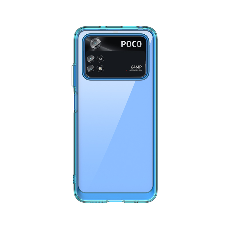 Transparent blue