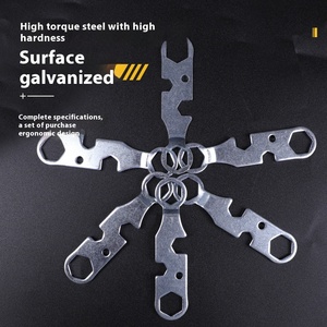 镀锌2.6毫米5合1迷你开口多功能迷你扳手 - Product Image 4