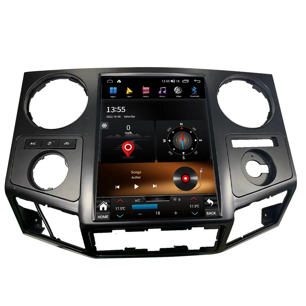 Android 12 Tesla Style Screen Radio Video lettore DVD GPS Navi Carplay per Ford F250 F350 2009-2014 Car Auto Stereo Head Unit DSP