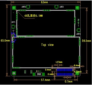 Producto de módulo inalámbrico con sistema de control Wifi Módulo Bluetooth para componente electrónico Placa de módulo inalámbrico PCBA - Product Image 6