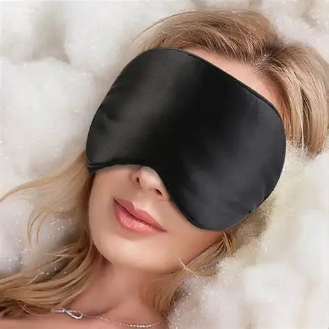 custom logo label silk eye masks with sleeping 100% mulberry silk sleep mask mulberry silk sleep eye mask and pillow case set