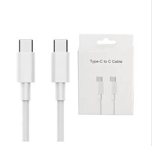 1M 20W Type C TO Type C สายเคเบิลโทรศัพท์ชาร์จเร็ว USB C สายดาต้าสำหรับ IP 16 15 14 13 12 11 - Product Image 1