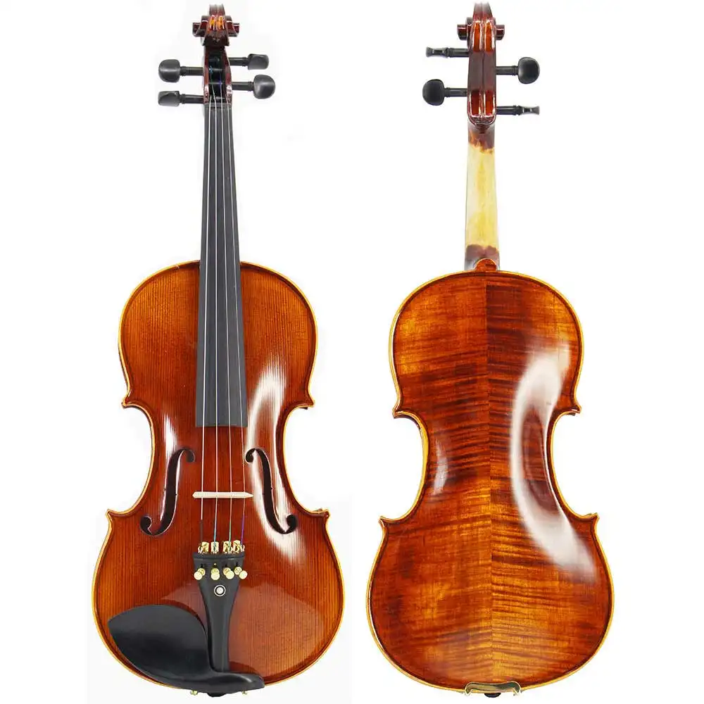 Flamed Stradivari Chất Lượng Cao Solidwood Chuyên Nghiệp Cụ 4/4 1/8 1/4 3/4 1/16 Violin