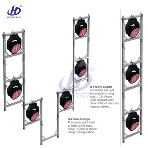 Profesyonel alüminyum aydınlatma kafes sistemi-sahne/konser/etkinlik arma için U Torm makas - Product Image 6