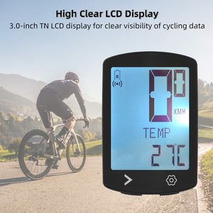 Wireless Bike <strong>Computer</strong> with Cadence USB Rechargeable Multi-<strong>Function</strong> High Clear Display IPX6 Speedometer Bicycle <strong>Computer</strong>