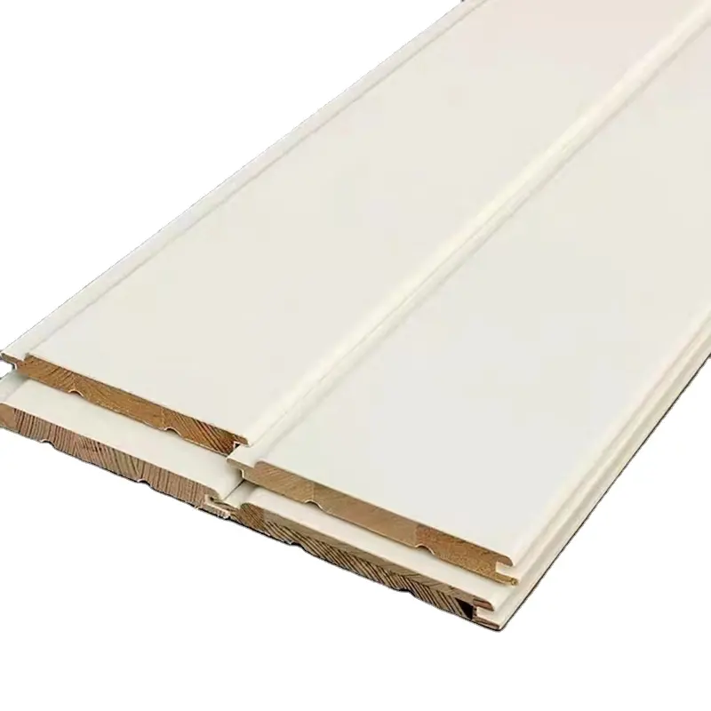 Personalizável branco preparado pinho madeira mdf vertical shiplap tapume painéis de parede/placas para paredes interiores shiplap