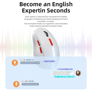 Mouse ricaricabile senza fili AI bluetooth ergonomico Smart Mouse con la voce digitazione del Mouse per Computer portatile e PC - Product Image 3