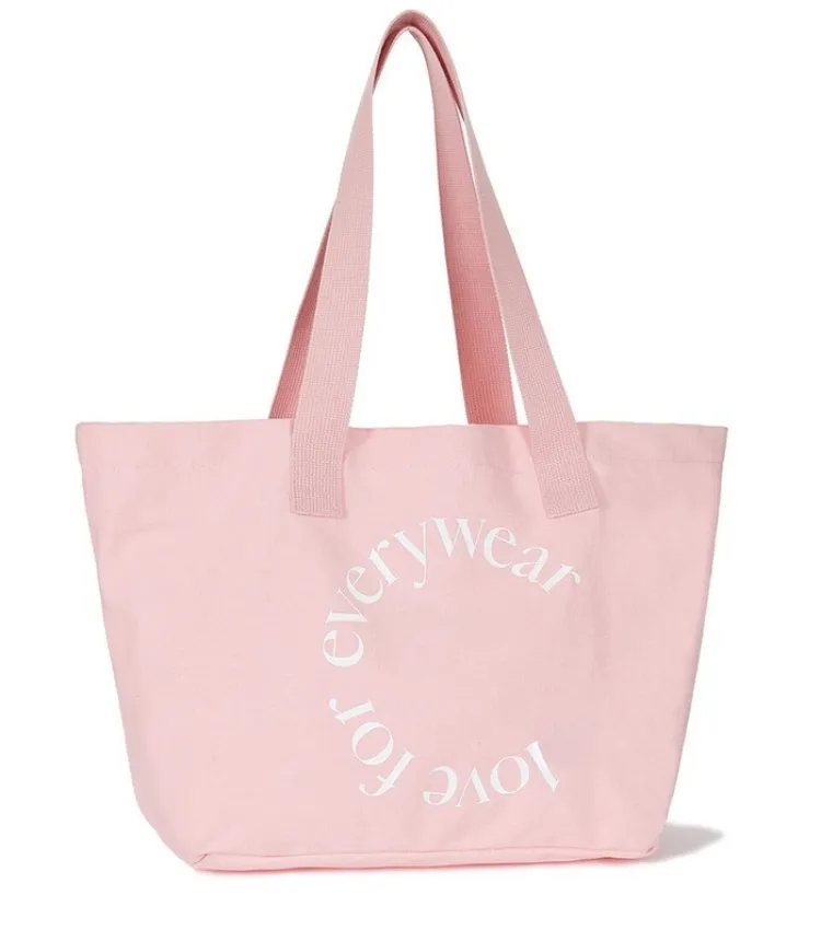 حقيبة تسوق من القطن الأكثر انتشارًا بشعار مخصص حقيبة من قماش الكتان حقائب تسوق ترويجية مخصصة حقائب تسوق ملونة