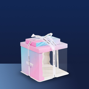 Hộp bánh sinh nhật hai lớp kích thước 6, 8, 10, 12 inch có chiều cao tăng thêm, dùng trong công nghiệp mới để đóng gói thực phẩm - Product Image 5