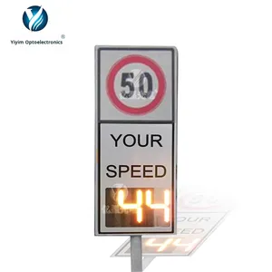 Cung cấp xuất khẩu Radar công tơ mét khu vực nhà máy đường tốc độ Hệ thống đo lường tốc độ xe phát hiện phản hồi cảnh báo giao thông sản phẩm - Product Image 5