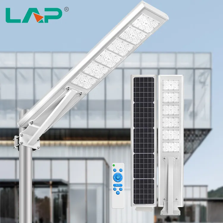 LAP беспроводной пульт дистанционного управления Mppt 15 Вт 20 Вт 30 Вт водонепроницаемый Интегрированный все в одном наружный светодио дный солнечный уличный фонарь