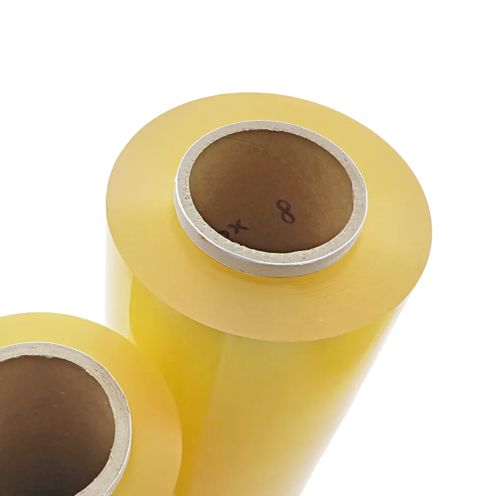 provides longer shelf life PVC food wrap stretch film Food grade Clear appearance