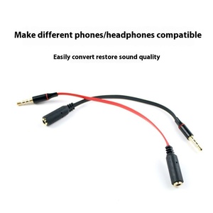 Audio <strong>Line</strong> 4 Phone Sound Card Turn American Standard Gb 3.5 mm Headset Conversion Is Compatible with the Universal Interface - Product Image 5