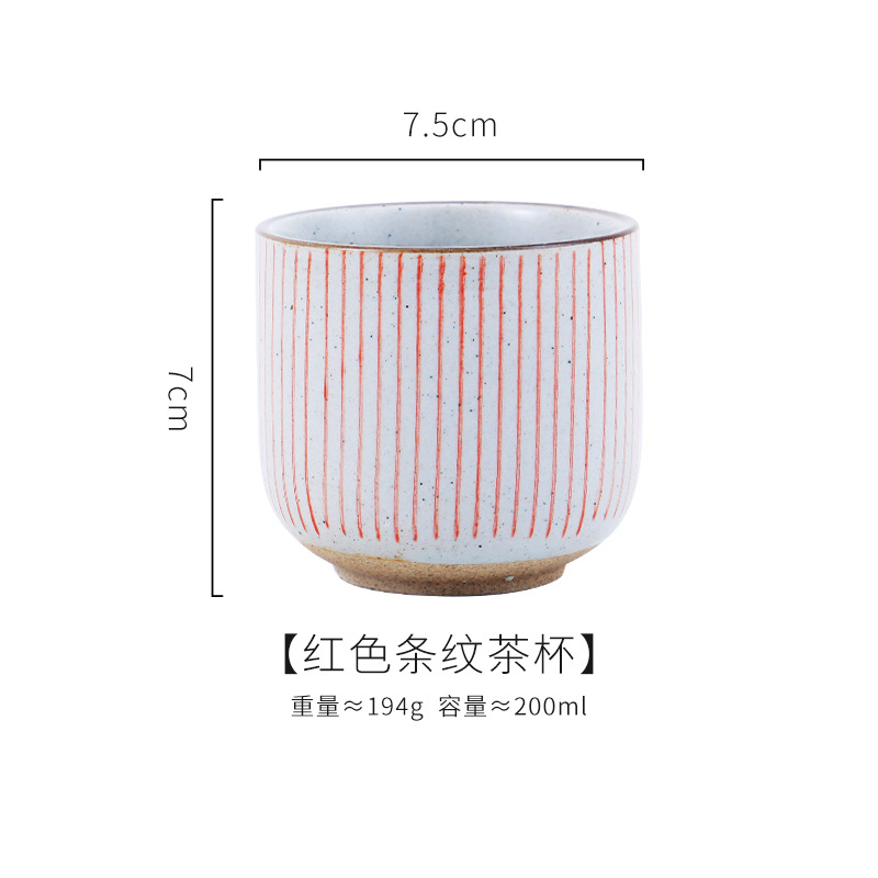 Red rain tea cup