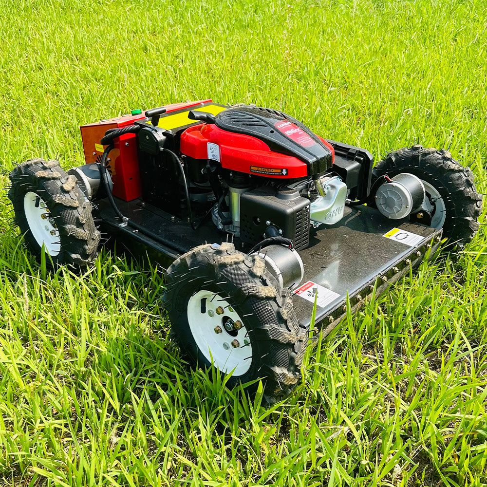 Cortacésped remoto con ruedas de 550 mm
