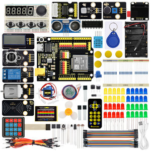 Kit de aprendizaje IOT para principiantes de Arduino, kit de aprendizaje con más de 50 sensores, componentes electrónicos, ESP 32 - Product Image 1