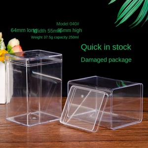 Con số hiển thị trường hợp Acrylic Hộp tinh thể PS nhựa trong suốt bong bóng Mart tủ trưng bày cho bánh quy trang trí hiển thị đứng - Product Image 4
