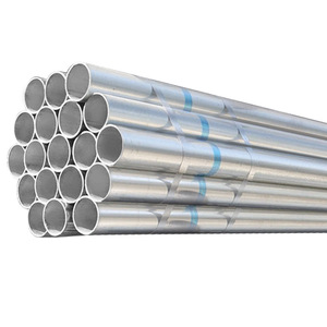 Costruzione ponteggio struttura del telaio in acciaio materia prima acciaio dolce tubo zincato Q195 Q235 edificio tubo d'acciaio zincato - Product Image 1