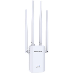 COMFAST无线扩展器、无线增强器、中继器300Mbps 2.4G无线信号扩展器，带4 * 3dBi外部天线 - Product Image 1