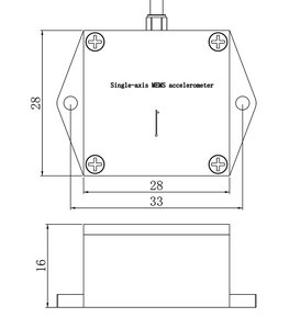 Inertial Navigation <strong>Sensor</strong> <strong>MEMS</strong> Accelerometer <strong>Motion</strong> &amp; Position Sensing Tool - Product Image 6
