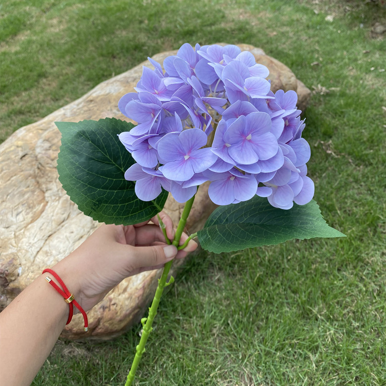 80cm single head hydrangea light purple