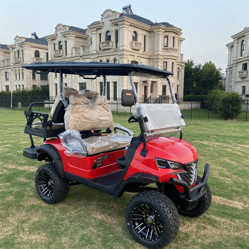 Mini nâng Lithium Golf Buggy 4 chỗ ngồi Xe golf điện để bán