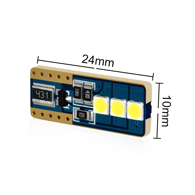 T10 6SMD 3030 แคนบัส 10-18V
