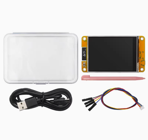 ESP32-2432 S02 8R 2,8-Zoll-Touchscreen-LCD-Bildschirm Modul TFT-Display ESP32-WROOM WiFi + Bluetooth Typ-C Arduino Günstige gelbe Anzeige