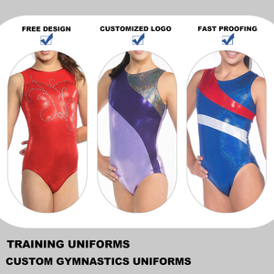 Tùy chỉnh in long lanh Holographic hiệu suất cao Thể dục dụng cụ đào tạo phù hợp cho cô gái cạnh tranh Thể dục dụng cụ phù hợp với - Product Image 2