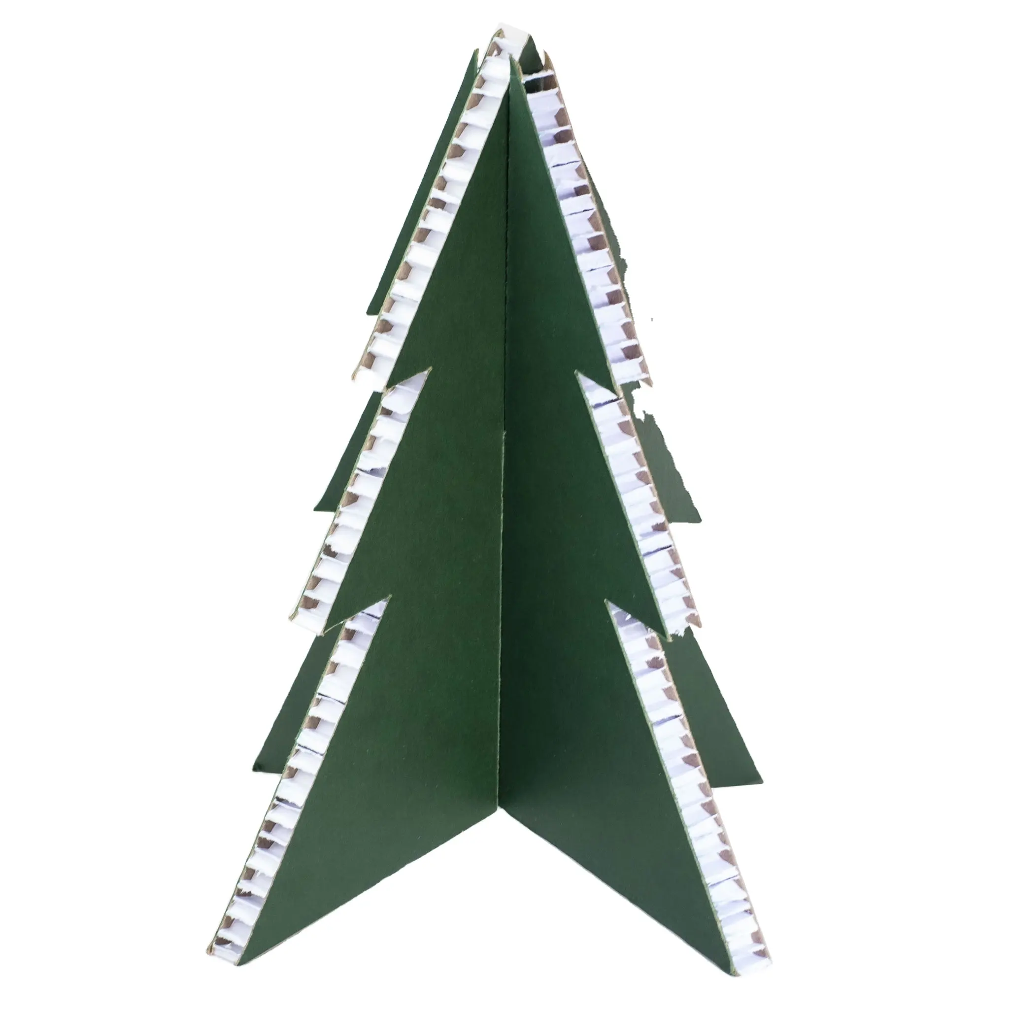 Piccolo albero di natale decorato lascia che sia verde neve di Rippotai 100% made in Italy ornamento senza plastica di natale nuovi articoli 2023