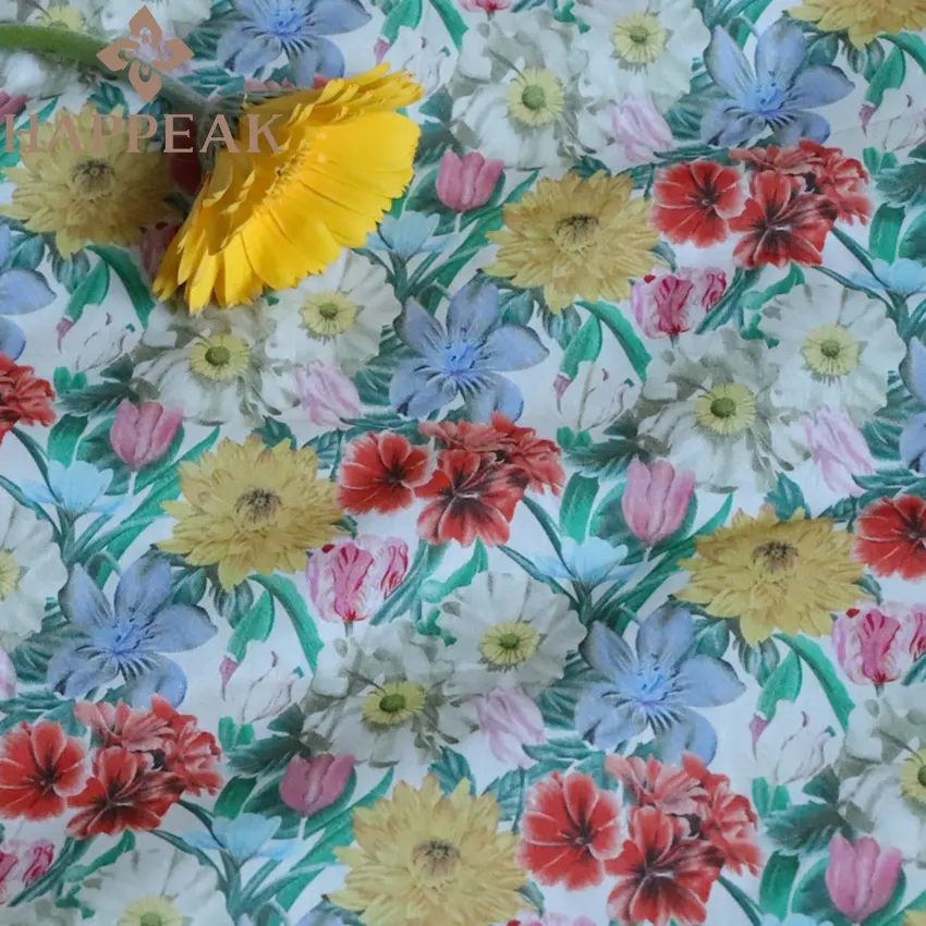 Happeak tùy chỉnh bông vải in ấn Tana cỏ hoa mềm mại tự do London bông vải cho hàng may mặc