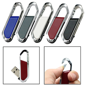 Taşınabilir Mini Metal Usb kalem sürücü 16gb 32gb 64Gb Pendrive 32gb <span class=keywords><strong>Flash</strong></span> Usb sürücü bellek Sticks dağcılık toka 2.0 Pendrive - Product Image 5