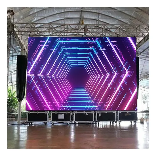 Tela LED colorida para eventos de palco curva interna e externa HD P1.9 P2.6 P2.9 P4.81 P3.91 para exteriores