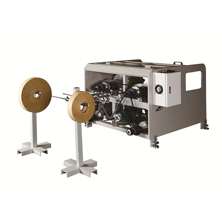 Double/Single Station Twisted Paper Rope Making Machine Paper Rope Rewinding Machine
