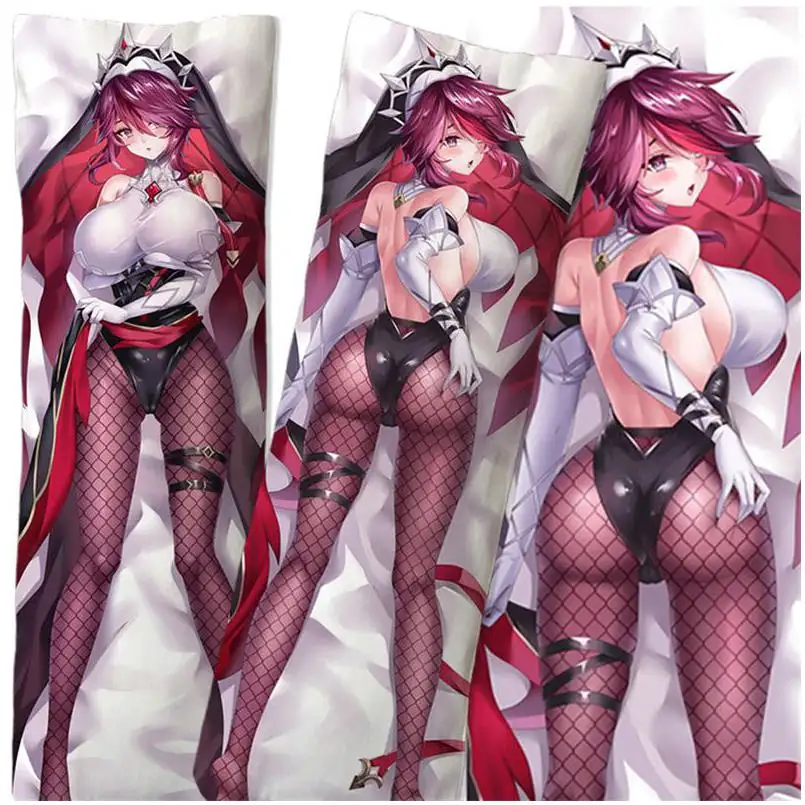 وسادة رمي بطول كامل طباعة هنتاي أنيمي تعانق لطيف هنتاي Dakimakura Almohada أنيمي بوهو غطاء وسادة ساتان منسوج