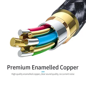 Essager Type c <strong>to</strong> 3.5mm Jack Headphone Adapter <strong>USB</strong> C <strong>to</strong> 3.5 mm Audio Aux Cable for Huawei P30 P20 Pro Xiaomi Mi 9 8 Oneplus 7 7t - Product Image 5