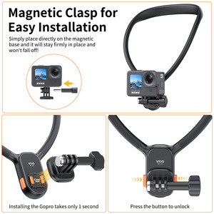 ตัวยึดแม่เหล็กแบบปลดออกได้อย่างรวดเร็ว vrig สำหรับ GoPro สำหรับ DJI OSMO Action 5pro/4/3อุปกรณ์เสริมฮีโร่ที่เข้ากันได้ - Product Image 4