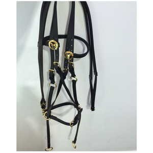 PVC Sidepull Bitless เครื่องแป้งเสือด้ามพร้อมหัวเข็มขัดชนิด Rein สําหรับเชือกแขวนคอม้าที่มั่นคงและแข่งตะวันตก - Product Image 2