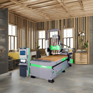 Heavy Duty Automatic <strong>CNC</strong> <strong>Router</strong> Liner Motor Drive ATC Nesting Features New Condition PLC Gear Core Easy <strong>Loading</strong> <strong>Unloading</strong> - Product Image 3