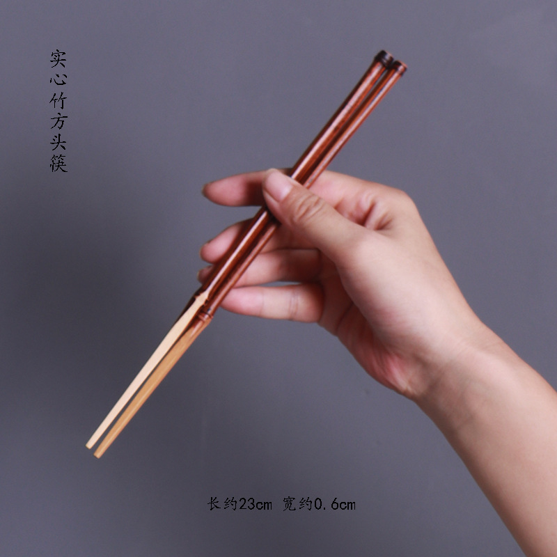 Solid red chopsticks
