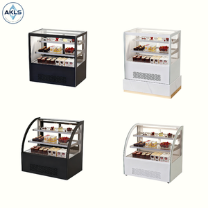 Thương mại tủ lạnh bánh & Cửa hàng bánh hiển thị mát với 2 cửa kính tự động rã đông kiểm soát nhiệt độ kỹ thuật số - Product Image 3