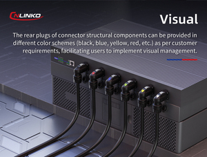 Cnlinko LP12 M12 kết nối IP68 6 pin nam cắm hàng không thấm nước dây hàn kết nối điện nhà sản xuất - Product Image 2