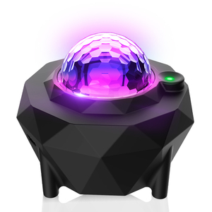 USB ไฟกลางคืนรูปดาว3 IN 1,เครื่องฉายไฟ LED RGB ดวงดาวบนท้องฟ้าสำหรับห้องนอนพร้อมคลื่นทะเล - Product Image 1