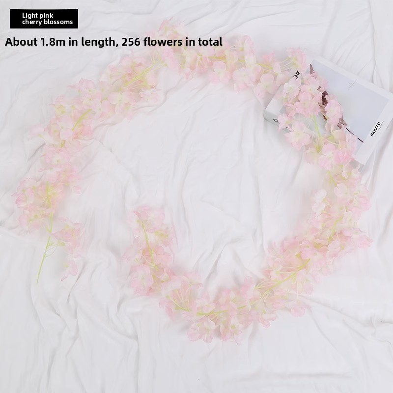 256 fleurs de cerisier rose clair