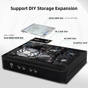 HYSTOU-Mini ordenador Gaming de alta calidad, GTX 1650 GDDR5, i7 i5 i3, ocho puertos, precio de fábrica - Product Image 3