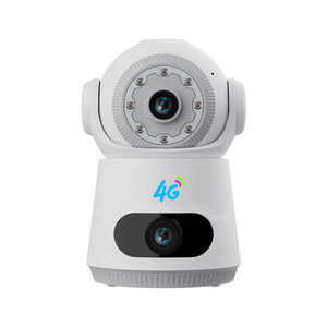 V380デュアルレンズ4G屋内カメラナイトビジョン自動追跡セキュリティスマートホームカメラ - Product Image 1
