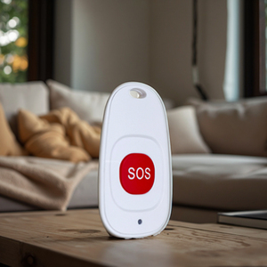Salud IoT Solutions BLE Push Sound Button Transmisor SOS Emergency Ble Botón de baja energía Beacon - Product Image 4